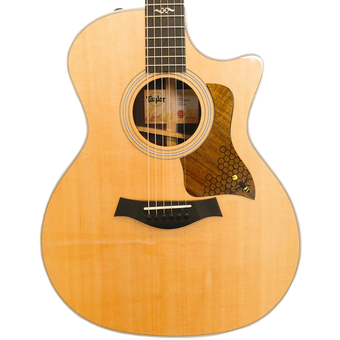 Hawaiian Koa & Honeycomb Save the Bees Pickguard 2.0 | Taylor Custom Parts