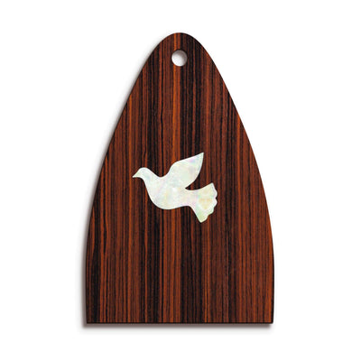 Thalia Truss Rod Cover Custom Truss Rod Cover | Shape T13 - Fits Many PRS Guitars Pearl Dove / Indian Rosewood