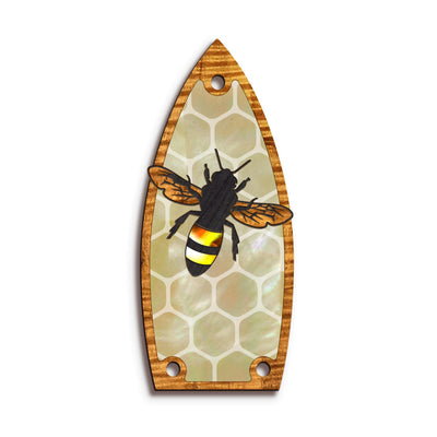 Thalia Truss Rod Cover Save the Bees | Custom Truss Rod Cover Pearl Save the Bees / T9 (Gretsch)