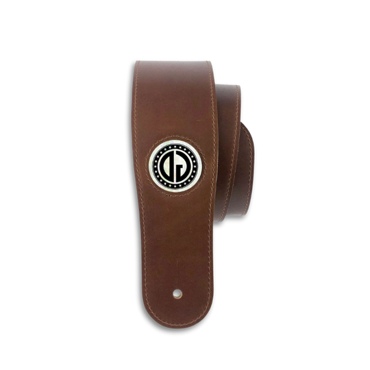 CREATE YOUR OWN PEARL MONOGRAM| Leather Guitar Strap