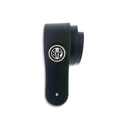 Pearl Monogram | Leather Guitar Strap
