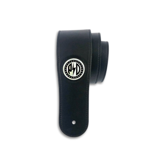 CREATE YOUR OWN PEARL MONOGRAM| Leather Guitar Strap