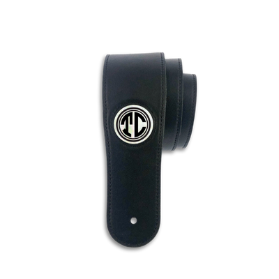 Pearl Monogram | Leather Guitar Strap
