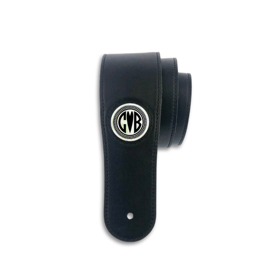 CREATE YOUR OWN PEARL MONOGRAM| Leather Guitar Strap