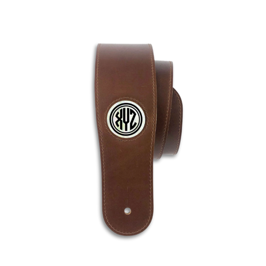 CREATE YOUR OWN PEARL MONOGRAM| Leather Guitar Strap