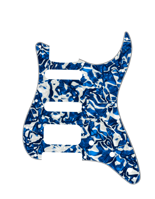 Blue Swirl Pearl | Stratocaster Pickguard