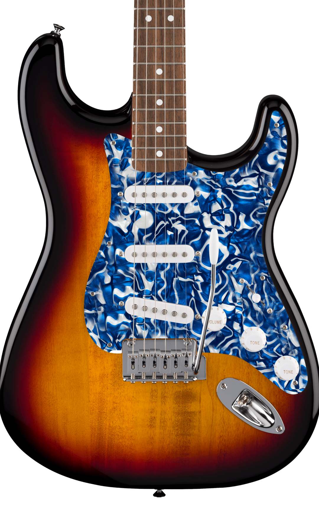 Blue Swirl Pearl | Stratocaster Pickguard