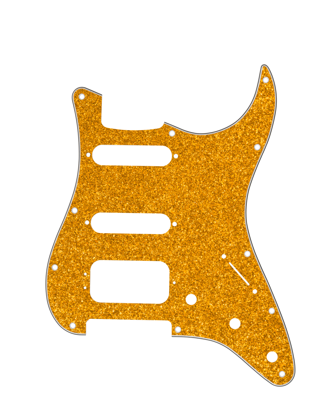 Gold Sparkle | Stratocaster Pickguard