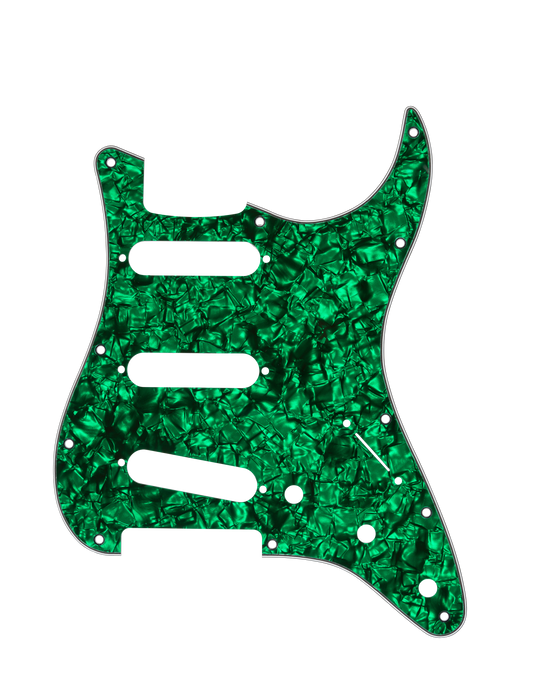 Green Pearl | Stratocaster Pickguard