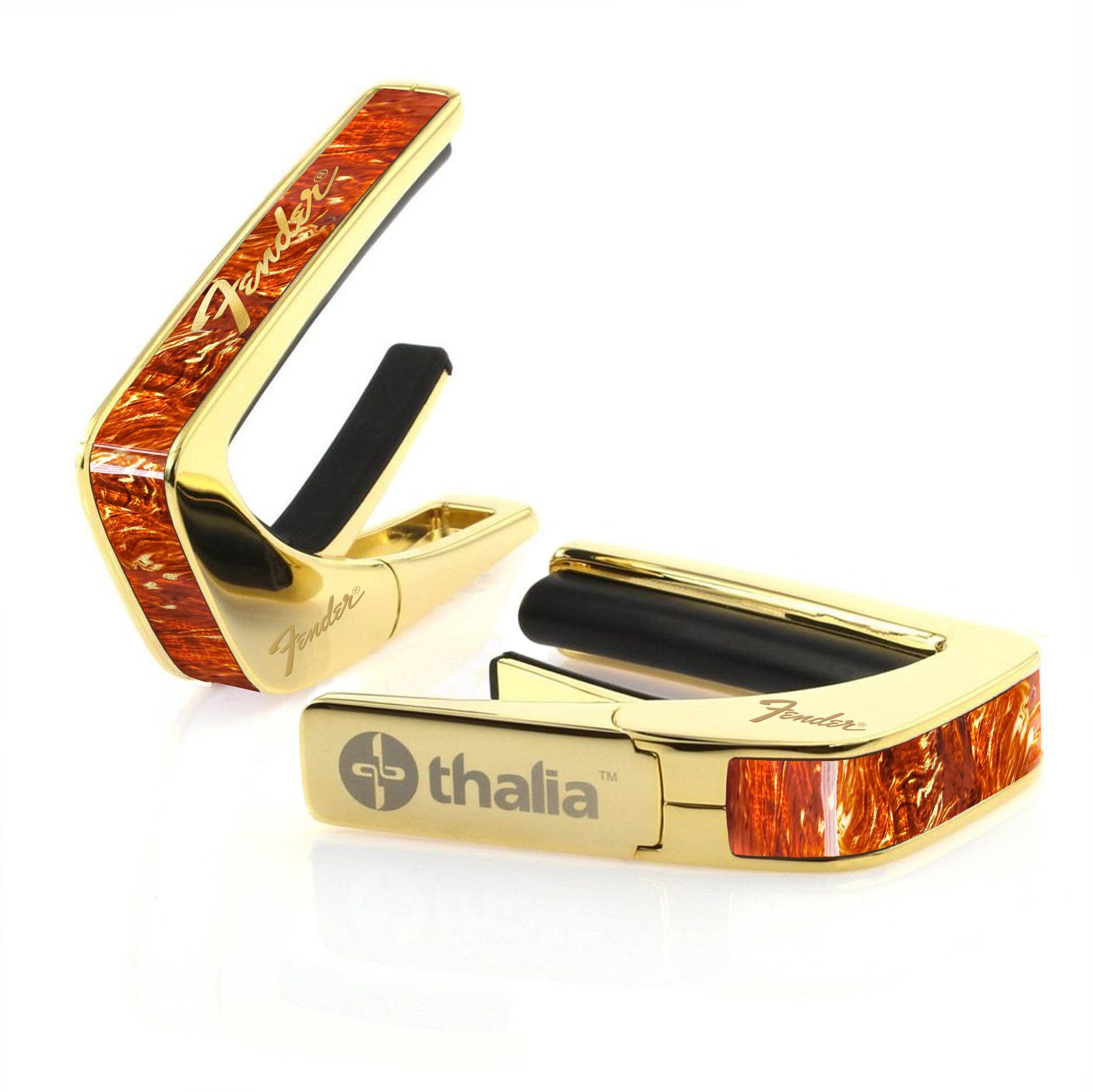 Fender Tortoise Shell with Gold Perine Logo | Officially Licensed Capo ...