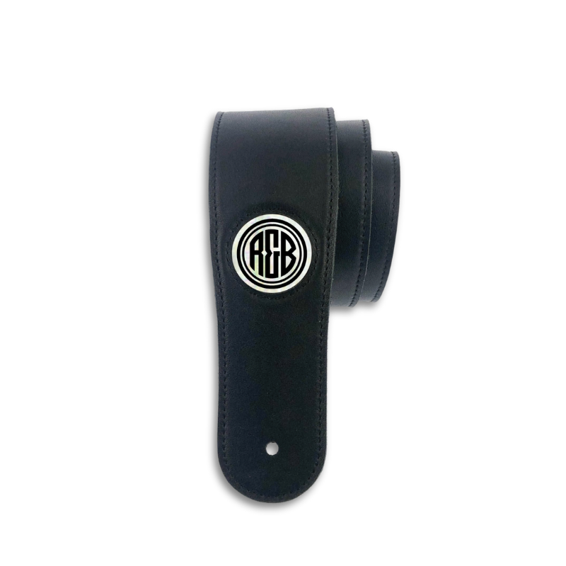 CREATE YOUR OWN PEARL MONOGRAM| Leather Guitar Strap