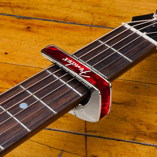 Fender Red Angel Wing Spaghetti Logo | Officially Licensed Capo