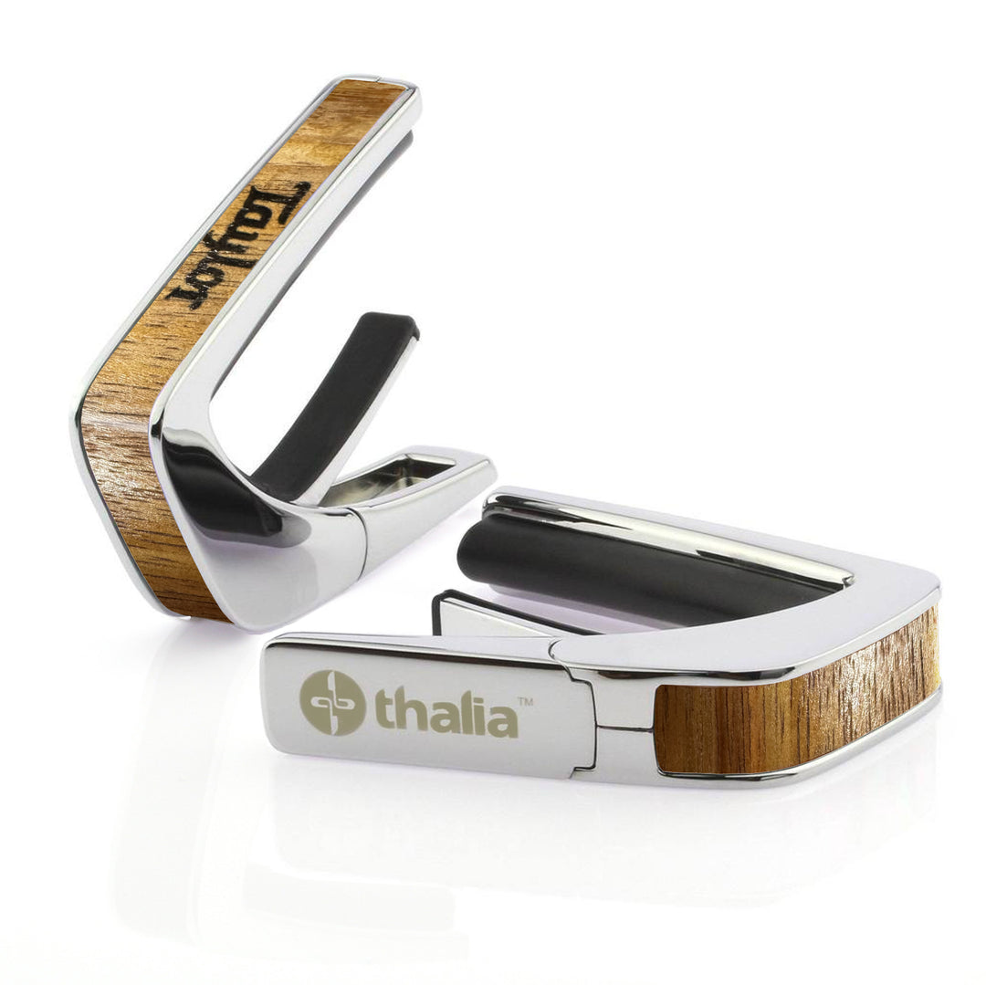 Taylor AAA Curly Hawaiian Koa Logo Engraving | Officially Licensed Capo