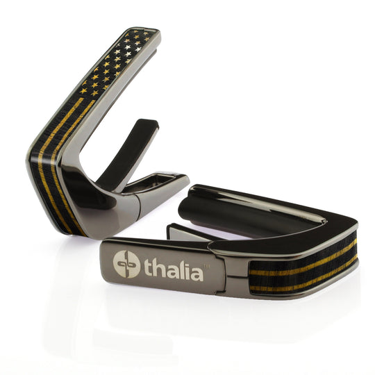 Hawaiian Koa American Flag | Deluxe Capo