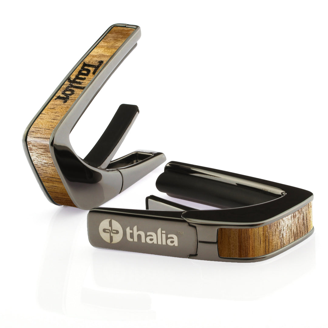 Taylor AAA Curly Hawaiian Koa Logo Engraving | Officially Licensed Capo
