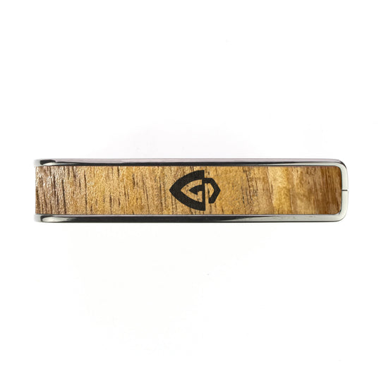 Guild AAA Curly Hawaiian Koa & Engraved G-Shield | Officially Licensed Capo