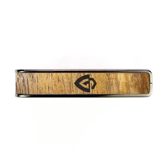 Guild AAA Curly Hawaiian Koa & Engraved G-Shield | Officially Licensed Capo