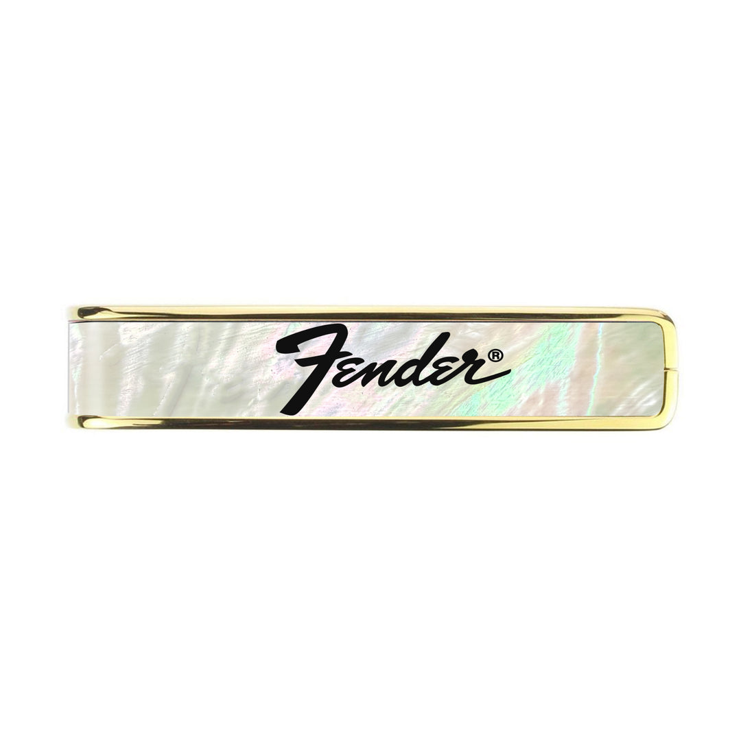 Fender Mother of Pearl with Black Perine Logo | Officially Licensed Capo