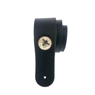 Hawaiian Koa Save the Bees Pearl | Italian Leather Strap