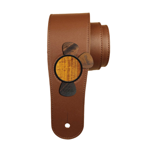 Just Wood | Pick Puck Integrated Leather Strap