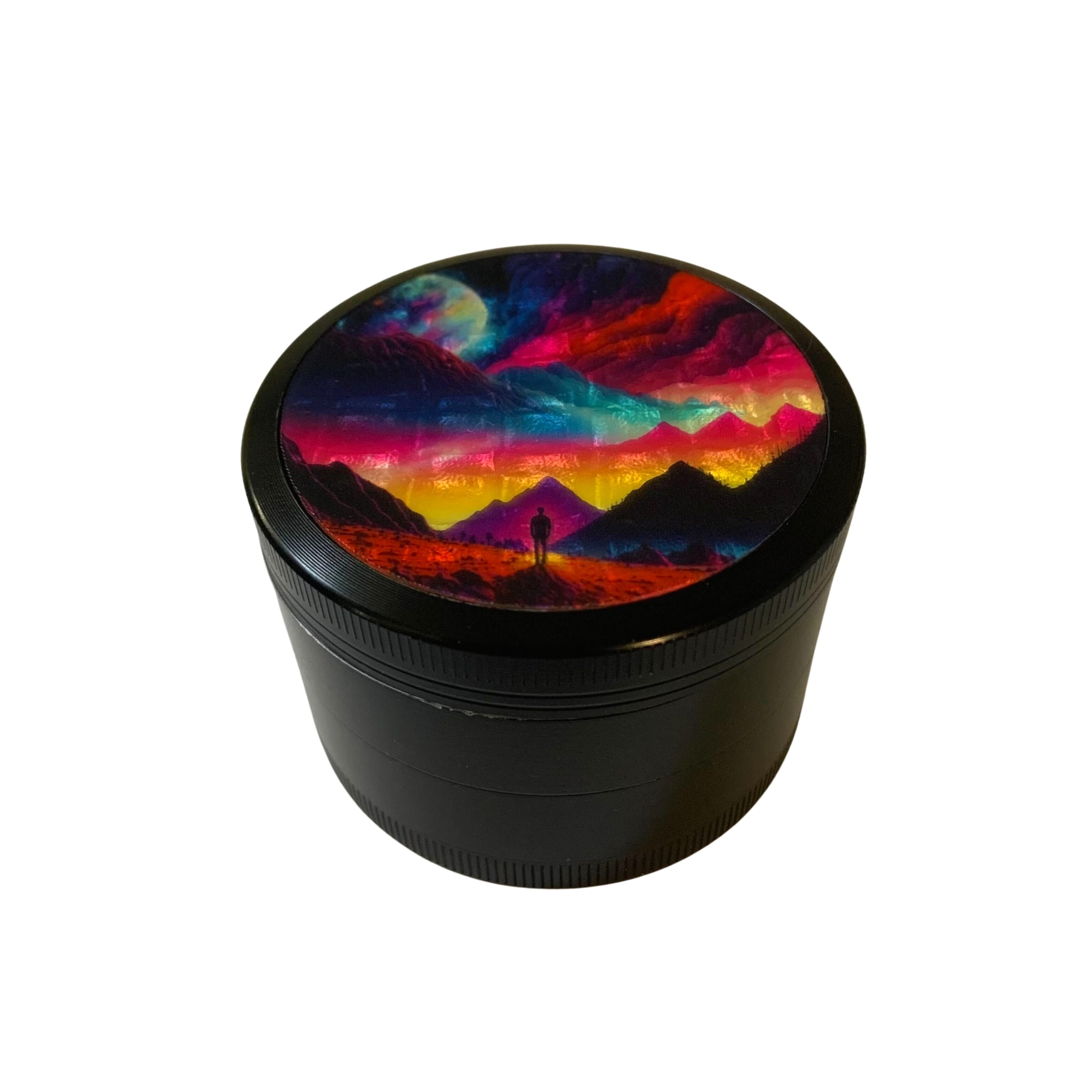 Grinder: Yin Yang & Tree Of Life, Black, 63mm, 4-piece