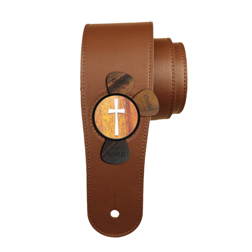 Pearl Cross | Pick Puck Integrated Leather Strap
