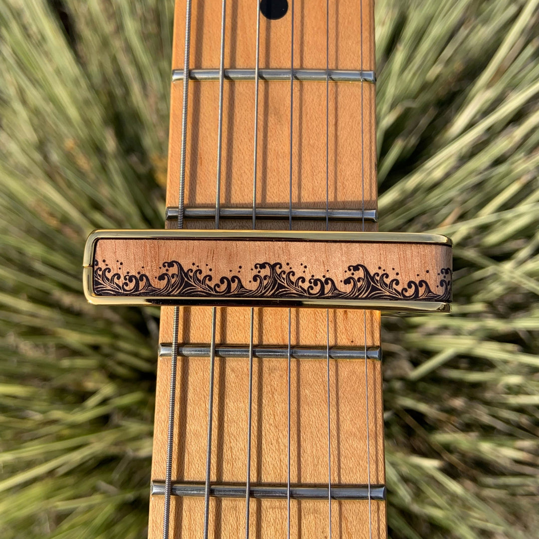 Flamed Maple Waves | Deluxe Capo