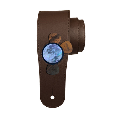 Pearl Full Moon | Pick Puck Integrated Leather Strap