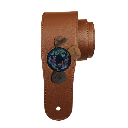 Lucky Dragon Trio | Pick Puck Integrated Leather Strap