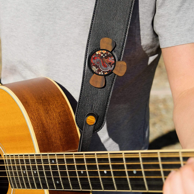 Lucky Dragon | Pick Puck Integrated Leather Strap