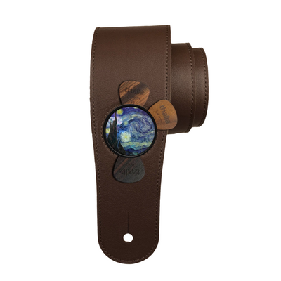 Starry Night | Pick Puck Integrated Leather Strap