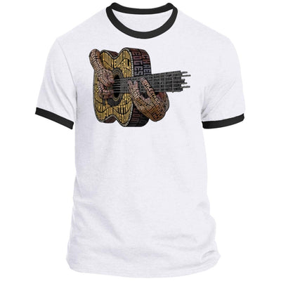 CustomCat T-Shirts Fingerstyle Guitar Gods Tribute | Premium T-Shirt White-Jet Black / S
