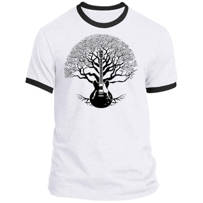 CustomCat T-Shirts Gibson ES-335 Tree of Life | Premium T-Shirt White-Jet Black / S