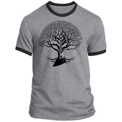 CustomCat T-Shirts Gibson Explorer Tree of Life | Premium T-Shirt Athletic Heather-Jet Black / S
