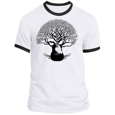 CustomCat T-Shirts Gibson Hummingbird Tree of Life | Premium T-Shirt White-Jet Black / S