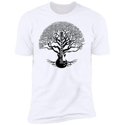 CustomCat T-Shirts Gibson Les Paul Tree of Life | Premium T-Shirt White / X-Small