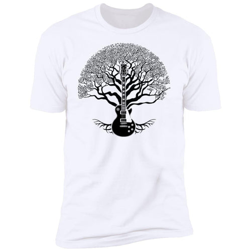 CustomCat T-Shirts Gibson Les Paul Tree of Life | Premium T-Shirt Heather Grey / X-Small