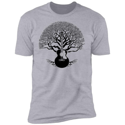 CustomCat T-Shirts Gibson SJ-200 Tree of Life | Premium T-Shirt Heather Grey / X-Small