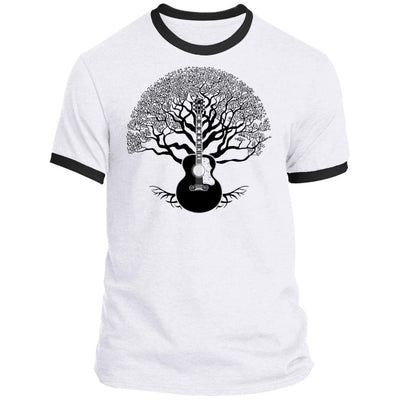 CustomCat T-Shirts Gibson SJ-200 Tree of Life | Premium T-Shirt White-Jet Black / S