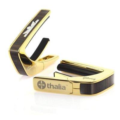 GibsonbyThalia Capo Gibson Crown | Capo 24K Gold / Indian Rosewood / Treble (attach capo from bottom of neck)