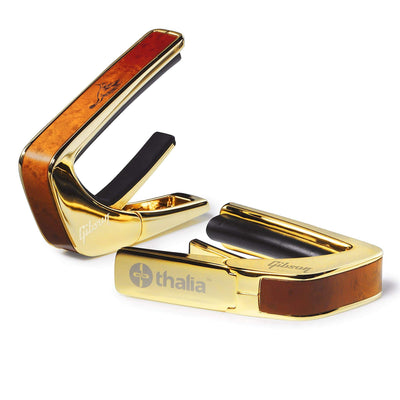 GibsonbyThalia Capo Gibson Hummingbird Sunburst | Capo 24K Gold / Treble (attach capo from bottom of neck)