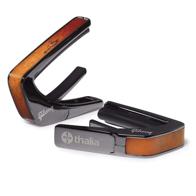 GibsonbyThalia Capo Gibson Hummingbird Sunburst | Capo Black Chrome / Treble (attach capo from bottom of neck)