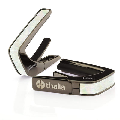 GibsonbyThalia Capo Gibson Mother of Pearl | Capo Black Chrome