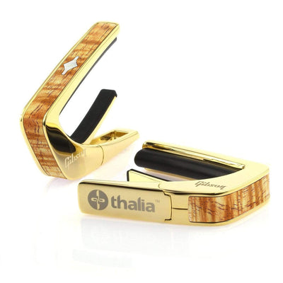 GibsonbyThalia Capo Gibson Soft Diamond | Capo 24K Gold / Hawaiian Koa