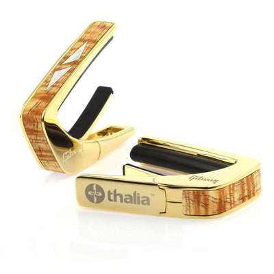 GibsonbyThalia Capo Gibson Split Diamond | Capo 24K Gold / Hawaiian Koa