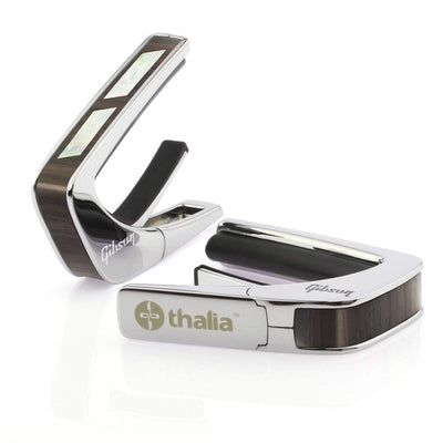 GibsonbyThalia Capo Gibson Split Parallelogram | Capo Chrome / Indian Rosewood