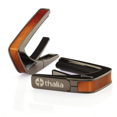 GibsonbyThalia Capo Gibson Sunburst | Capo Black Chrome