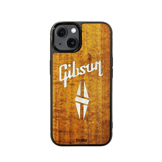 GibsonbyThalia Phone Case Gibson Pearl Diamond Logo | iPhone Case AAA Curly Koa / iPhone 13