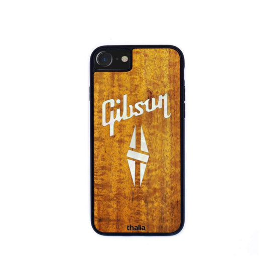 GibsonbyThalia Phone Case Gibson Pearl Diamond Logo | iPhone Case AAA Curly Koa / iPhone 6/7/8/SE