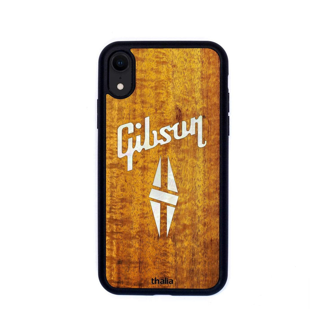 GibsonbyThalia Phone Case Gibson Pearl Diamond Logo | iPhone Case AAA Curly Koa / iPhone XR